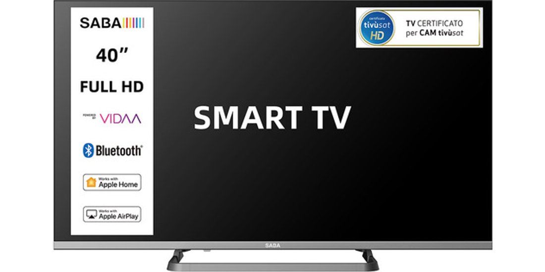 SABA SA40SM10VDA SMART TV 40” FULL HD Sistema…