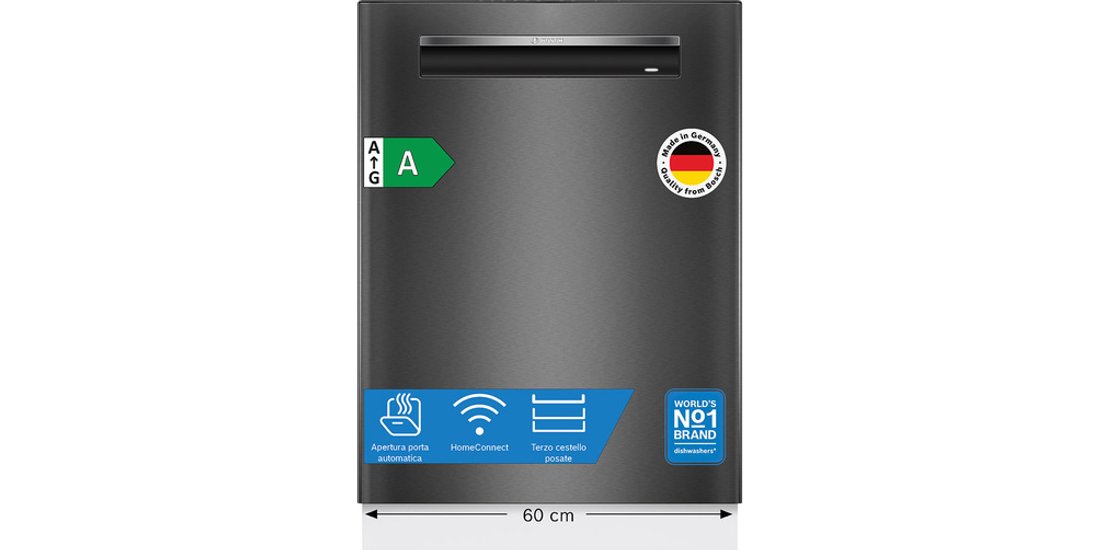 Bosch SMP4ECC72S Serie 4 Lavastoviglie da incasso…