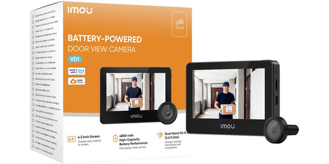 Imou VD1 Spioncino smart a batteria con monitor…