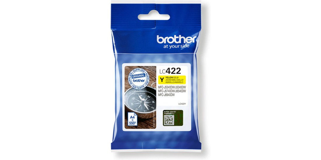 Brother LC-422Y cartuccia d’inchiostro 1 pz Originale…