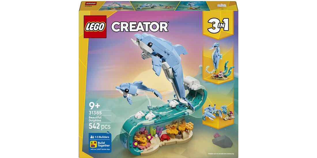 LEGO Creator 31385 3in1 Animali Marini: Meravigliosi…
