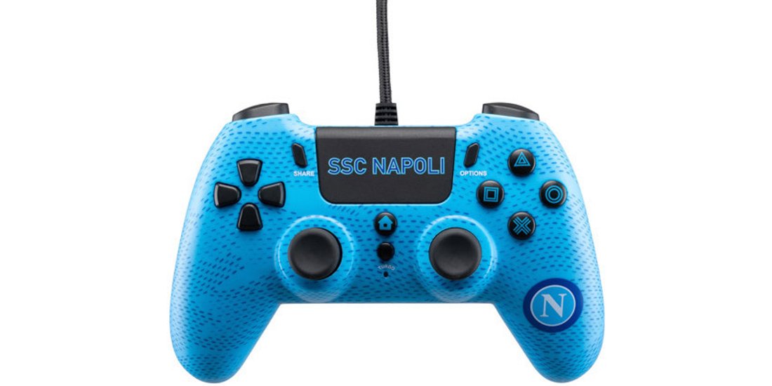 Qubick Wired Controller SSC Napoli PS4
