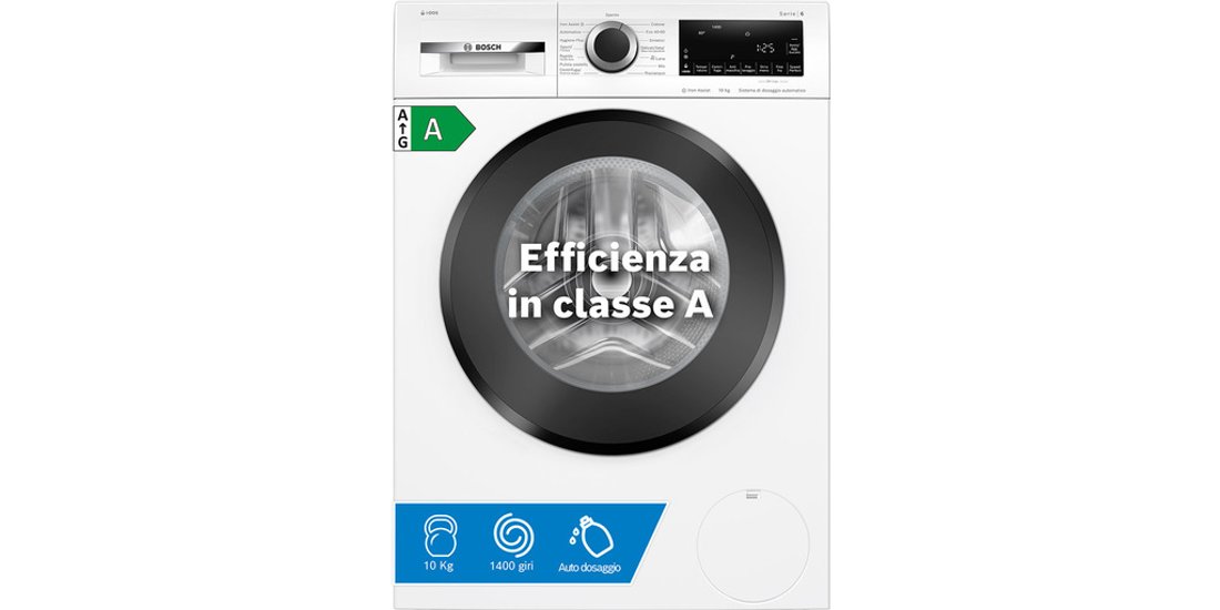 Bosch Serie 6 WGG254F0II Lavatrice a carica frontale…