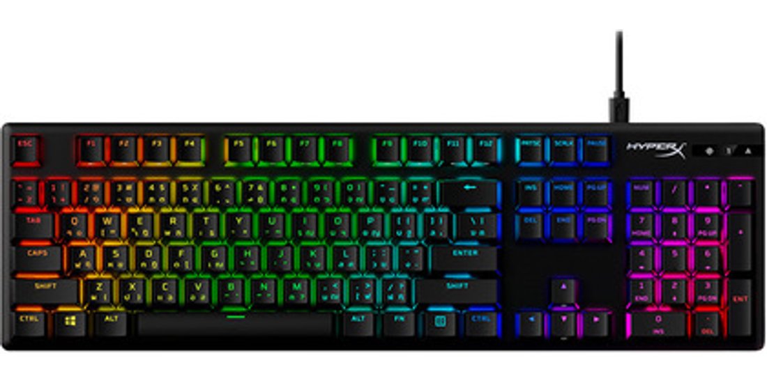 HyperX Alloy Origins PBT HX Red – Tastiera meccanica…