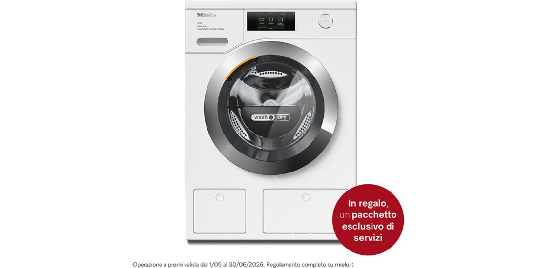 Miele WTR860 WPM PWash & TDos 8/5 kg lavasciuga…