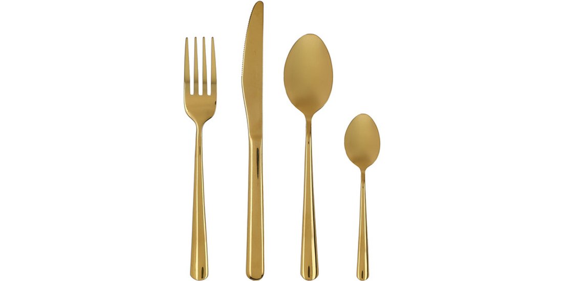 Tognana Porcellane SERVIZIO 24 POSATE – GOLD …