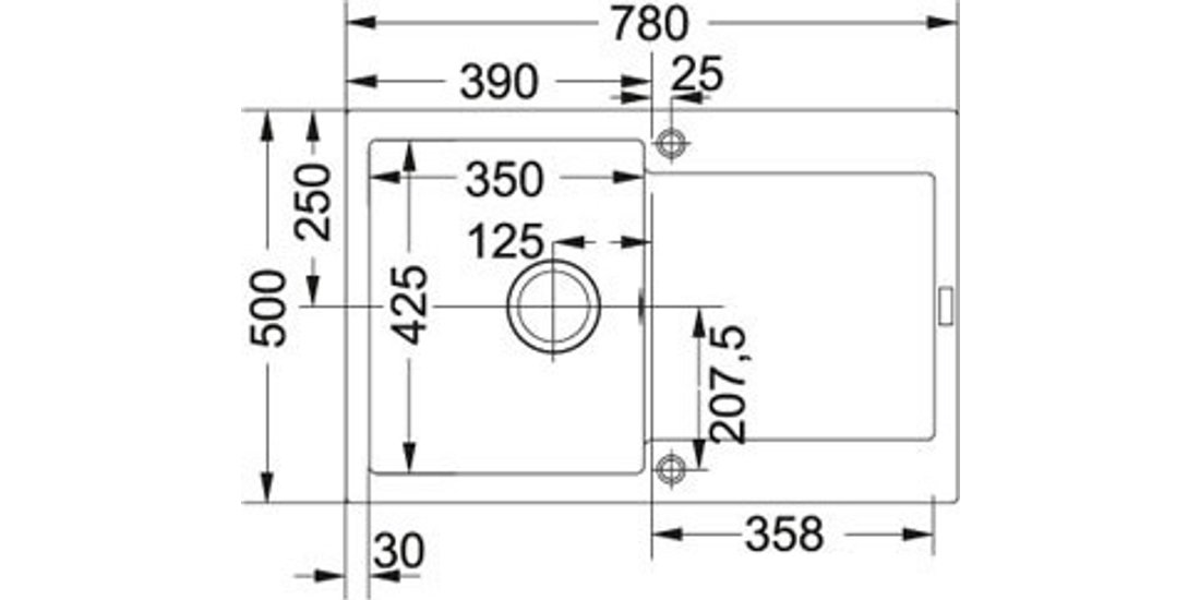 Franke MRG 611 Lavello ad incasso Rettangolare…
