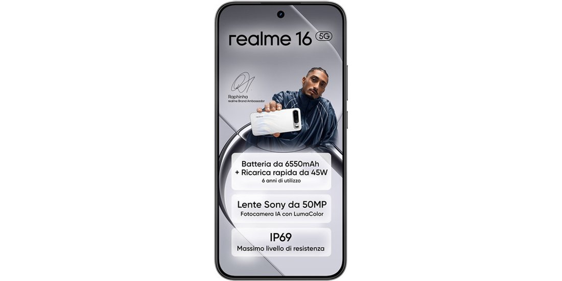 realme 16 5G 167 cm (6.57”) Doppia SIM Android…