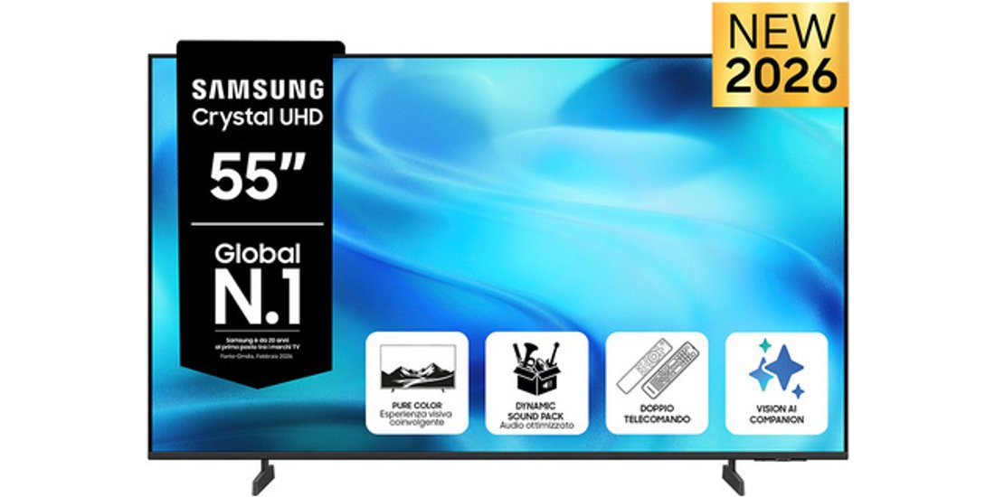 Samsung 55” Crystal UHD U8000H 4K Vision AI …