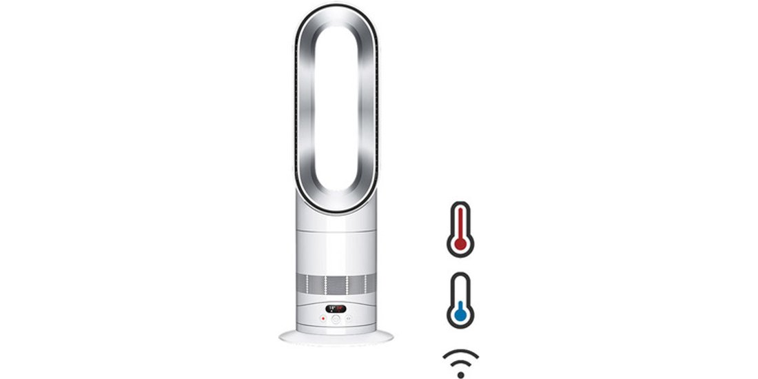 Dyson Hot+Cool HF1 Interno Argento Bianco