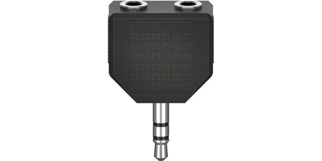 Hama Adattatore Jack 3.5 mm M/2 Jack 3.5 mm F