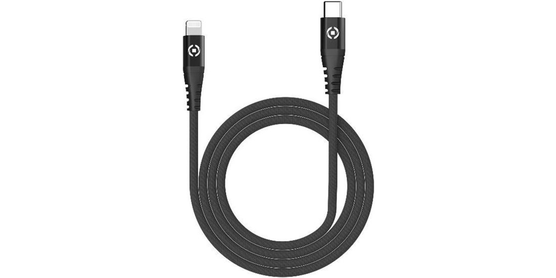 Celly USBCLIGHTNYLBK cavo Lightning 1 m Nero
