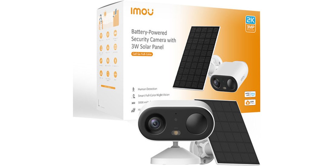 Imou Cell GO KIT 2K (3MP) Telecamera Wi-Fi Esterno…