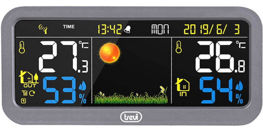 Trevi ME 3P20 RC Grigio LCD CA/Batteria