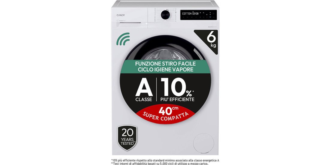 Candy BR 26SCB6-S lavatrice Caricamento frontale…