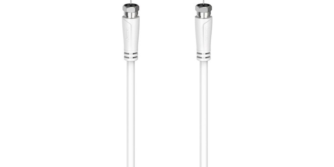 Hama Cavo SAT M/SAT M 3 metri 90 dB bianco
