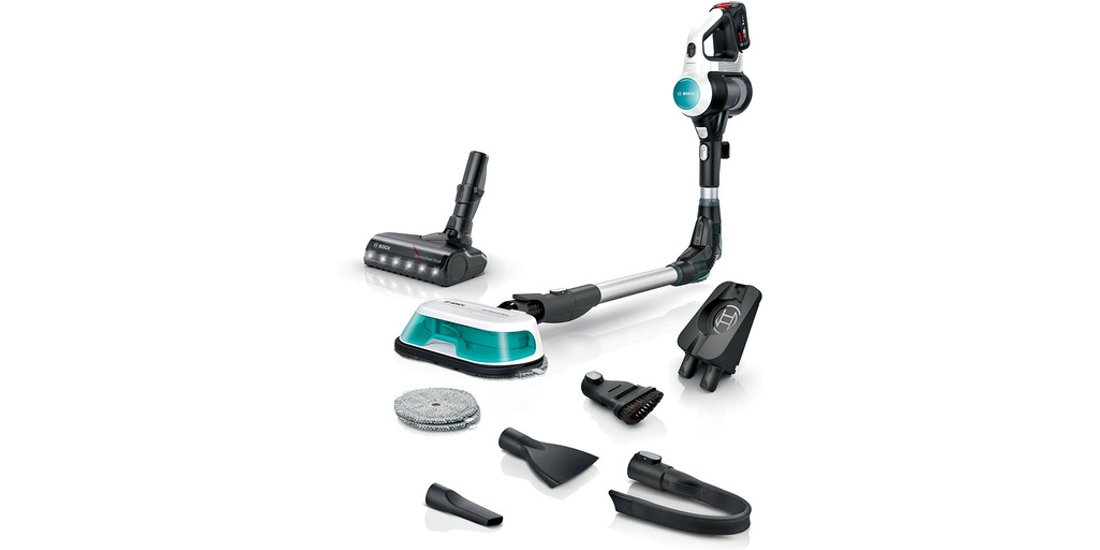 Bosch Scopa elettrica lavapavimenti 2in1 Unlimited…