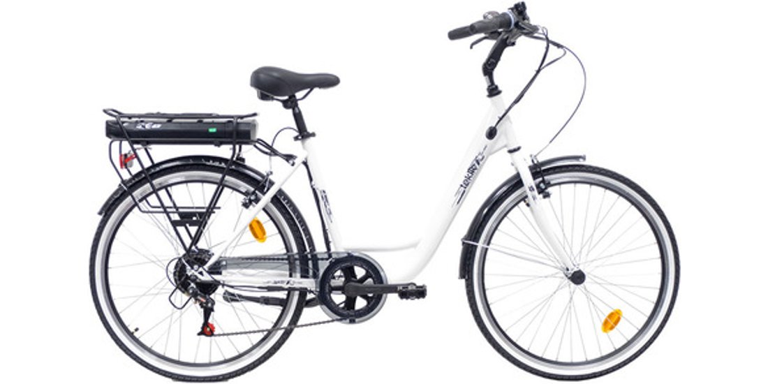 TEKLIO TC1 City Bike elettrica 26” bianca in…