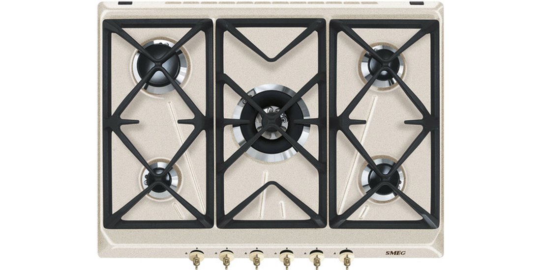 Smeg SRV876AVOGH2 piano cottura Avena Da incasso…