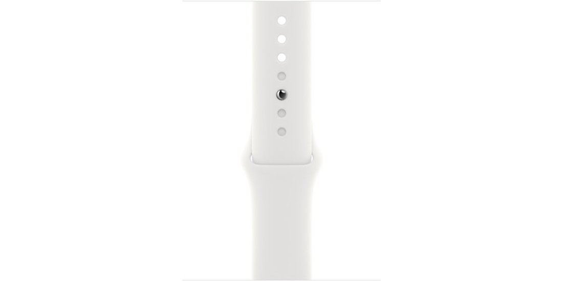 Apple Cinturino Sport bianco (45 mm)
