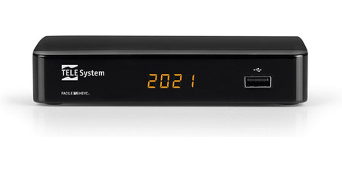 TELE System FACILE DVB-T2 HEVC /02 Cavo Full …