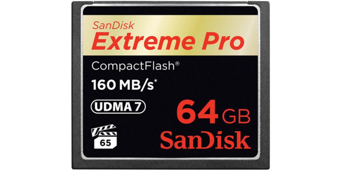 SanDisk 64GB Extreme Pro CF 160MB/s CompactFlash…