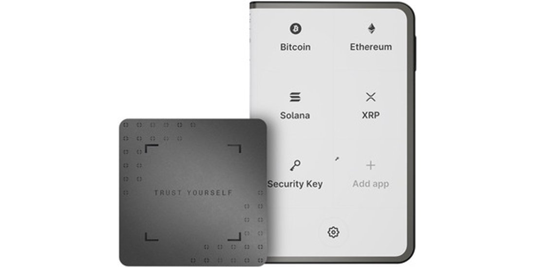 Ledger Stax Crypto Nero Bianco