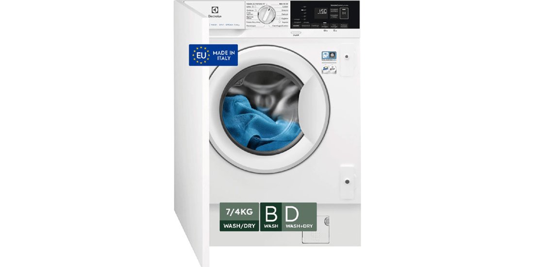 Electrolux Lavatrice Incasso Wd 7+4 Kg Classe…