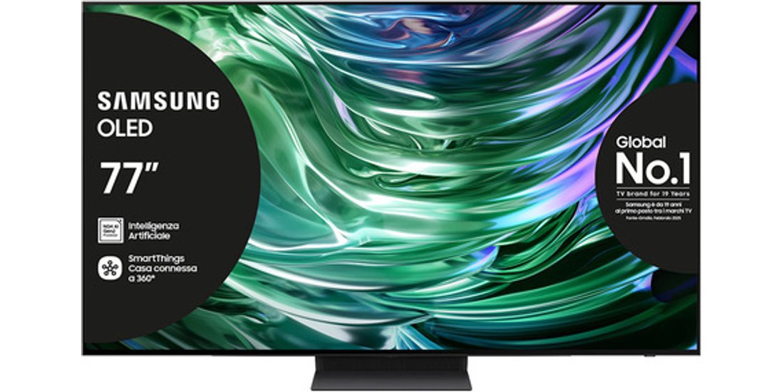 Samsung TV OLED 4K 77” QE77S90DAEXZT Smart TV…