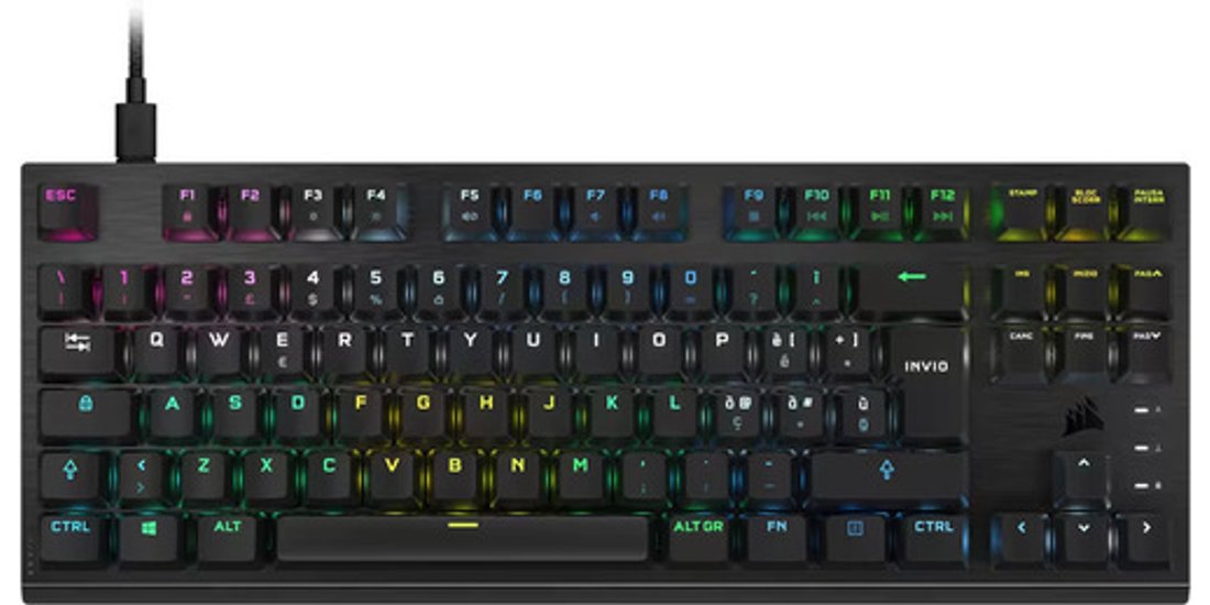 Corsair K60 PRO TKL tastiera Gaming USB QWERTY…
