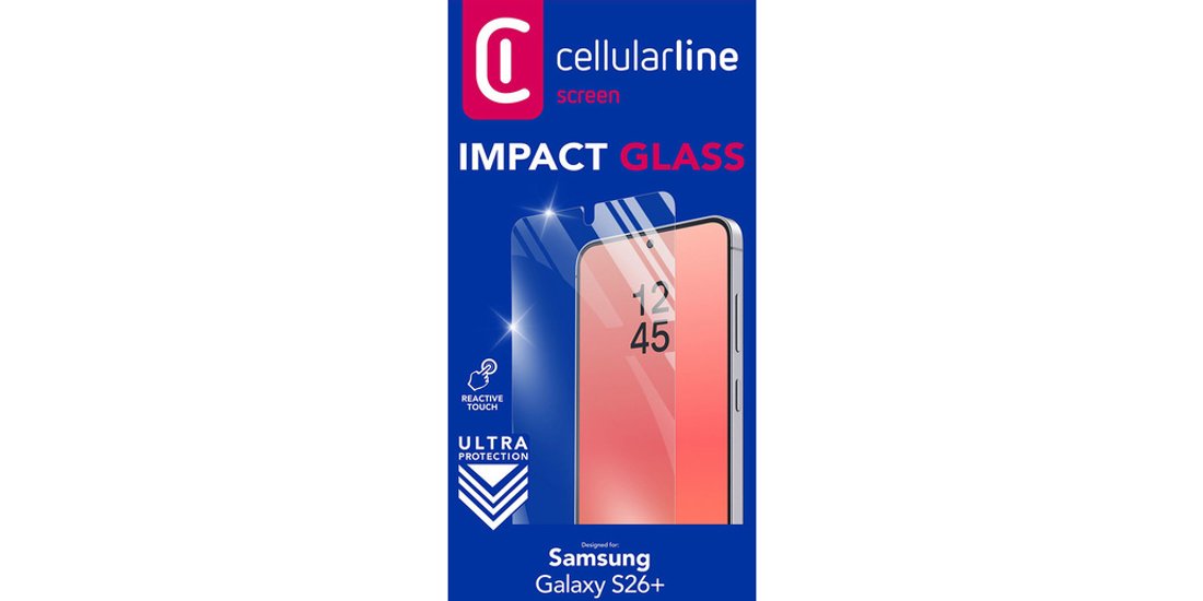 Cellularline Impact Glass – Galaxy S26+ Vetro…