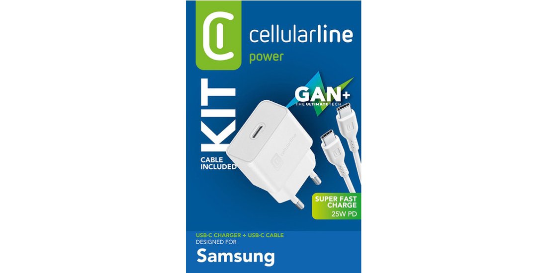Cellularline Super Fast Charger Kit 25W – USB…