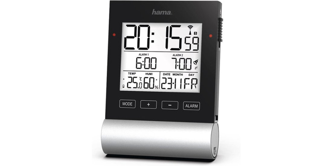 Hama Orologio/sveglia digitale Black Line radio…