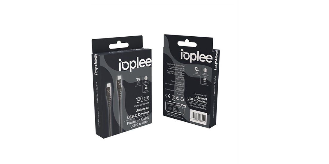 IOPLEE Cavo Dati Premium 120cm da USB-C a USB…