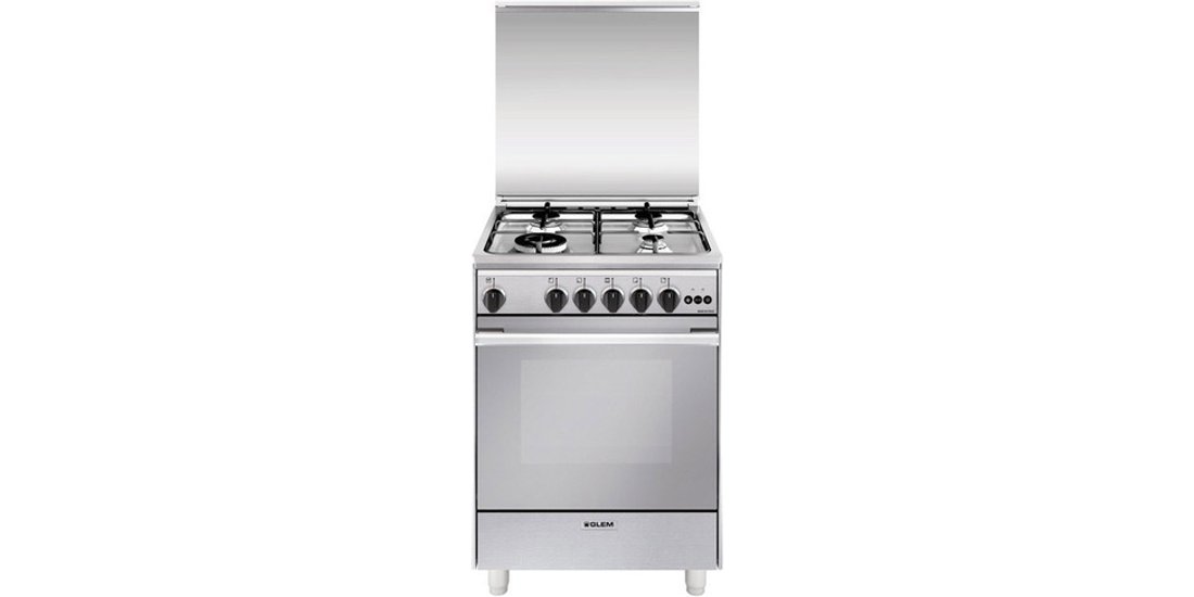 Glem Gas U664VI cucina Elettrico/Gas Acciaio …