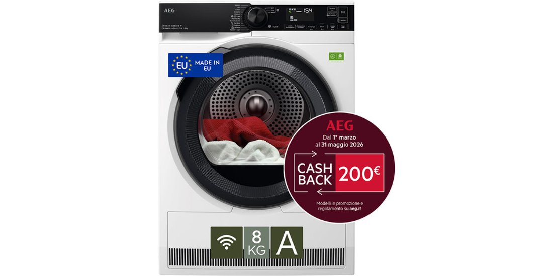 AEG 9000X Series Asciugatrice 8 Kg Classe A TR9HH8AY…