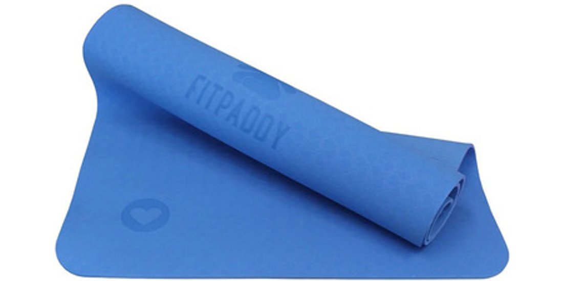 FITPADDY Tappetino Yoga Baby Blu