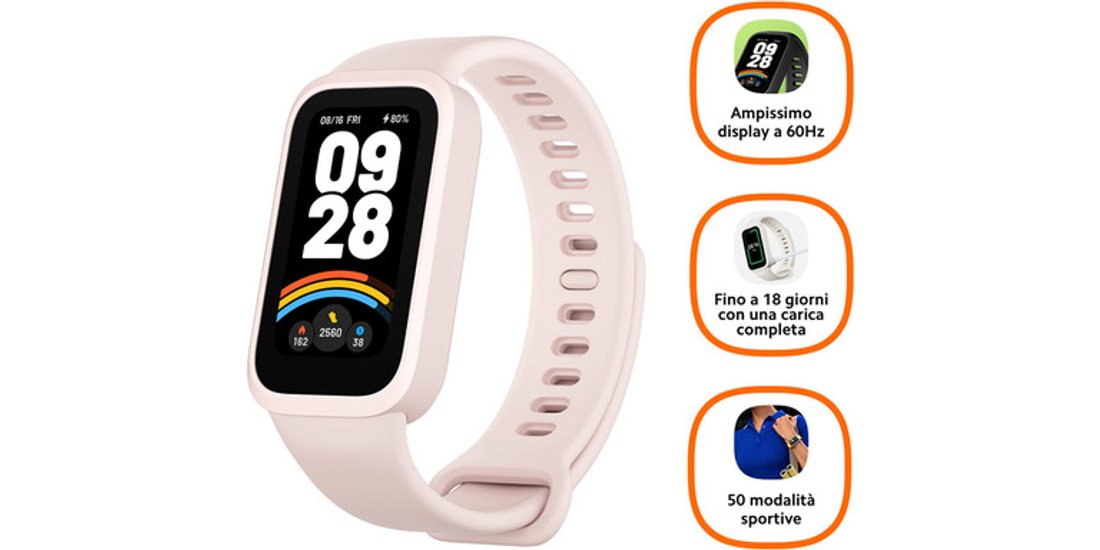 Xiaomi Smart Band 9 Active TFT Braccialetto per…