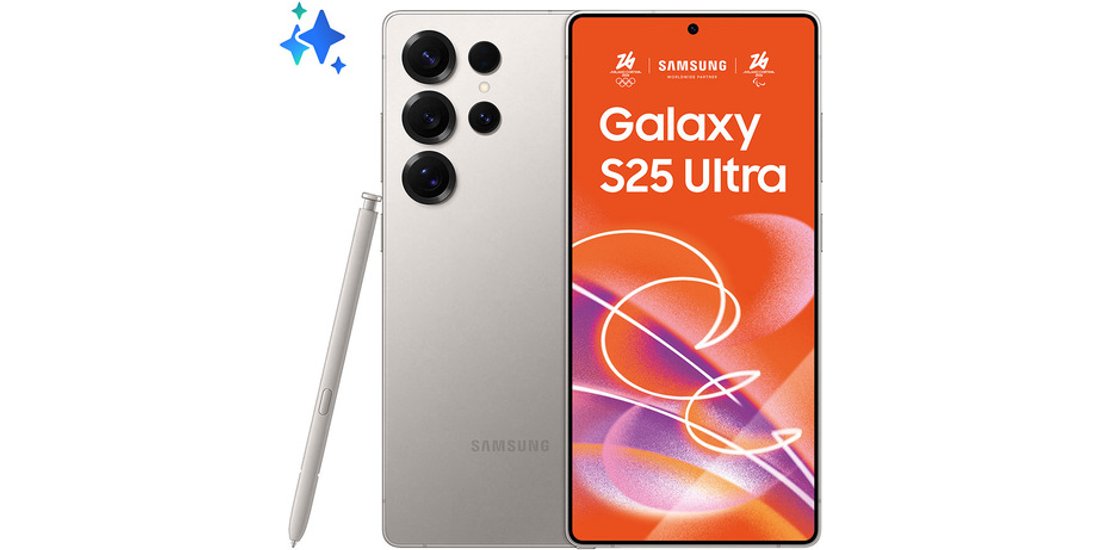 Samsung Galaxy S25 Ultra Smartphone AI Display…