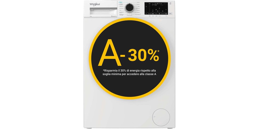 Whirlpool Lavatrice smart connessa con WiFi 10…