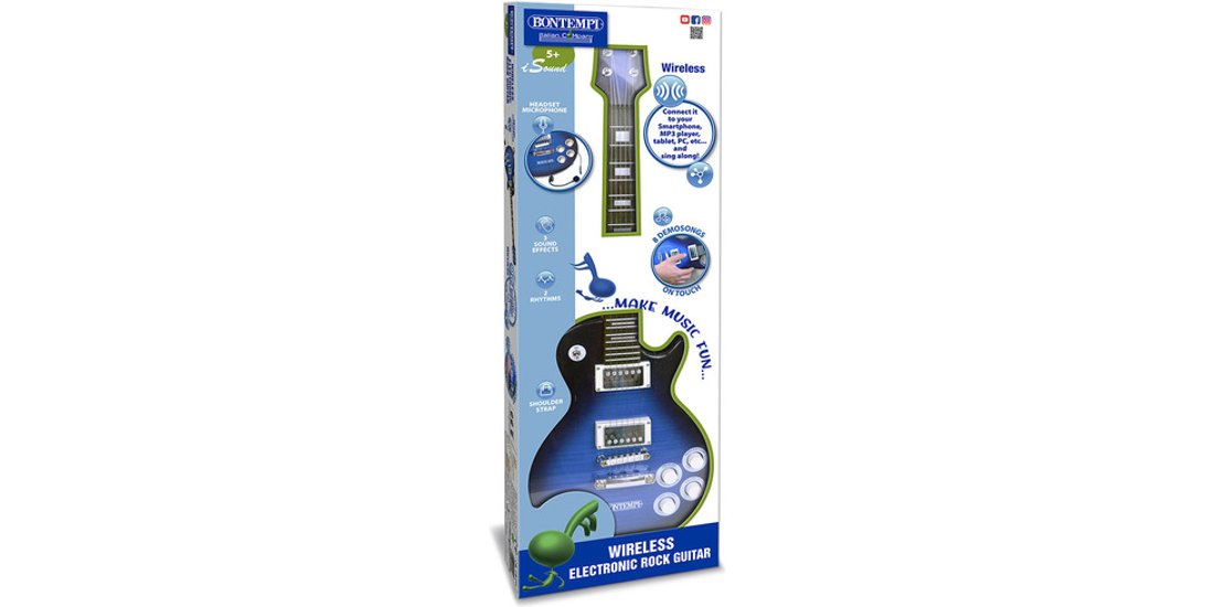 Bontempi Electronic Rock Guitar with Wireless…