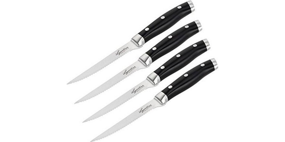 Lagostina Coltelli in acciaio Set 4 coltelli …