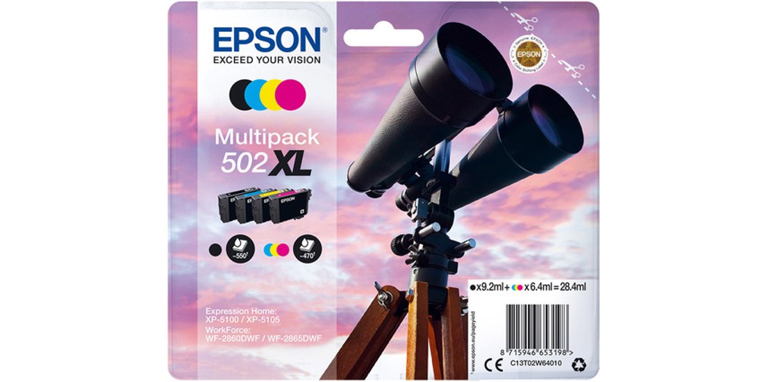 Epson Multipack 4-colours 502XL Ink