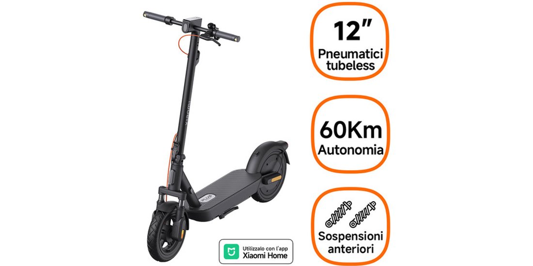 Xiaomi 5 Plus Nero 20 km/h 102 Ah