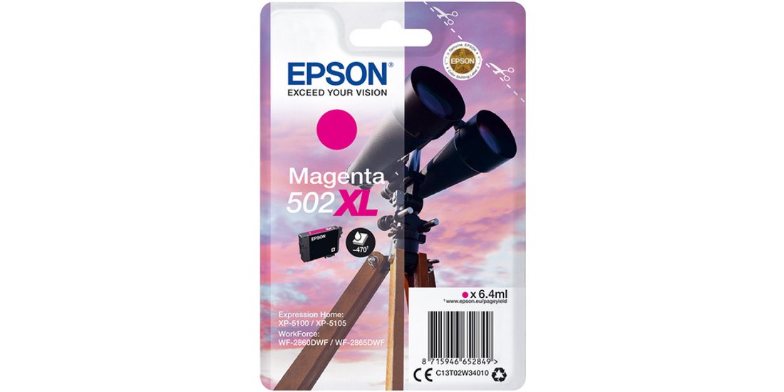 Epson Singlepack Magenta 502XL Ink