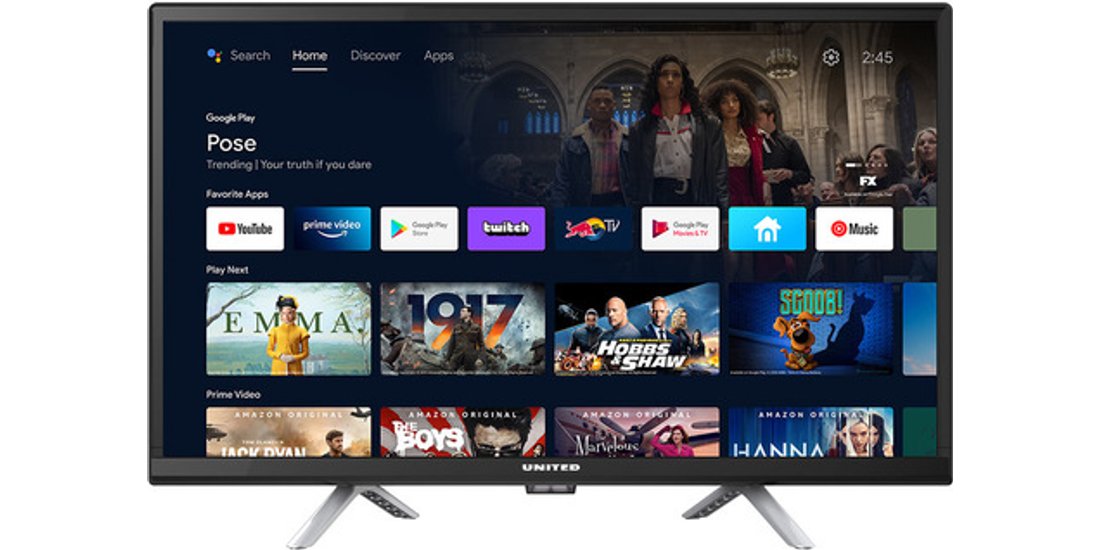 United LED24HS82A11 TV 61 cm (24”) HD Smart …