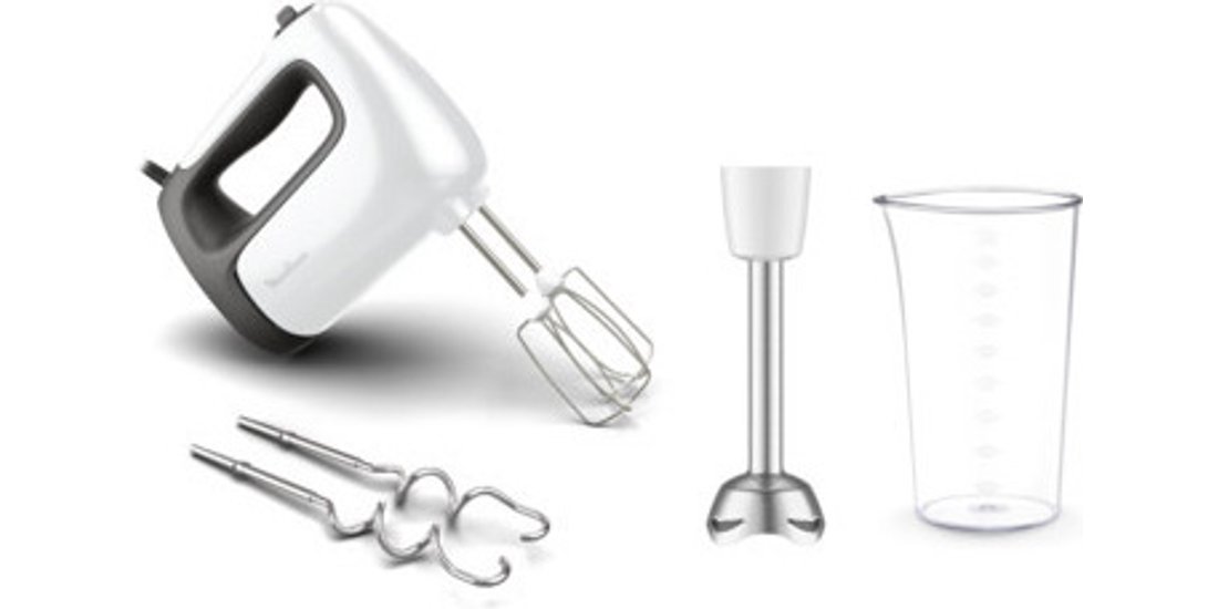 Moulinex Prep’Mix+ Sbattitore con mixer in metallo…