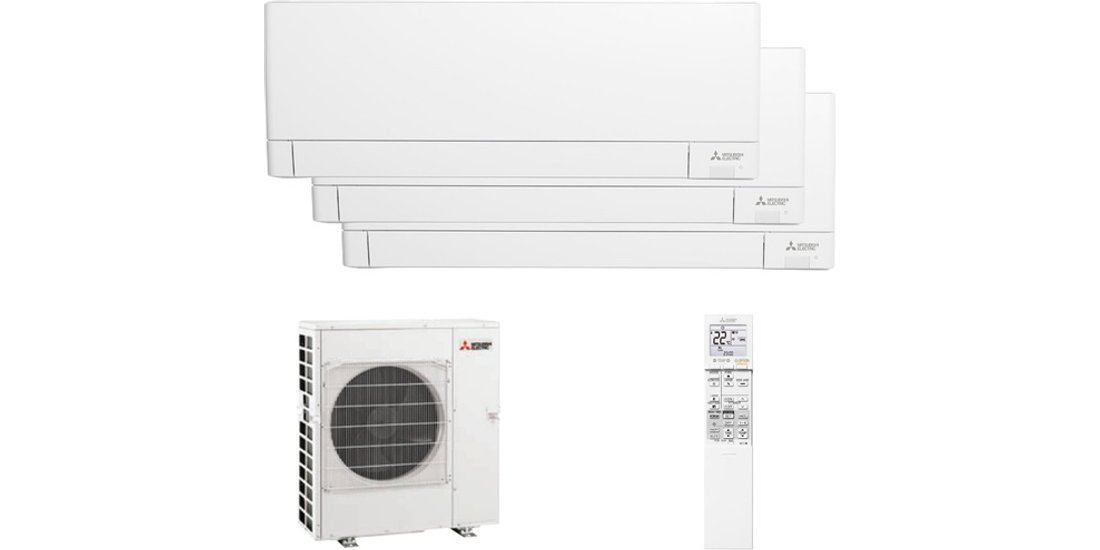 Mitsubishi Electric Trialsplit 9000+9000+12000BTu…