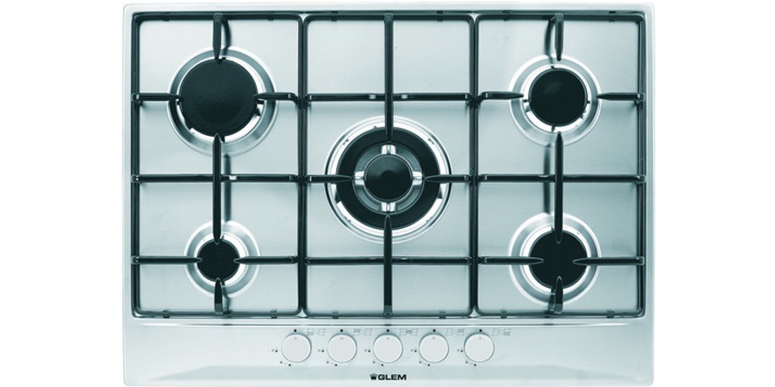 Glem Gas GT755IX piano cottura Acciaio inossidabile…