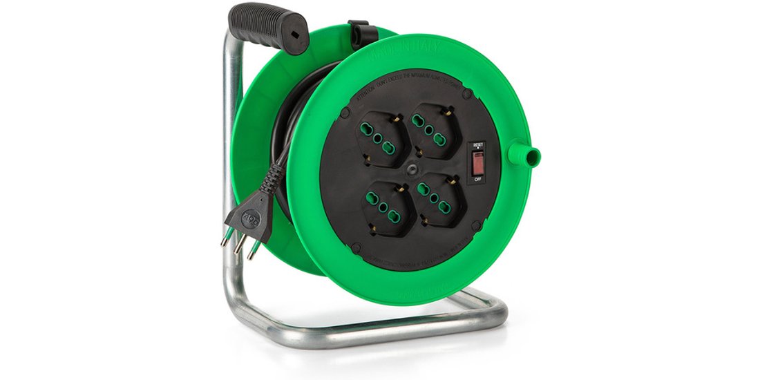 FANTON 146106 bobina avvolgicavo 4 presa(e) AC…